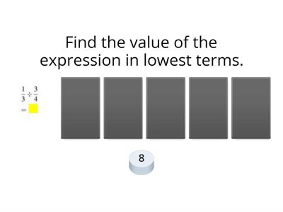 14-Divide proper fractions by proper fractions