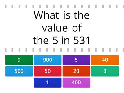 Place Value - Find the Match - Grades 1-2