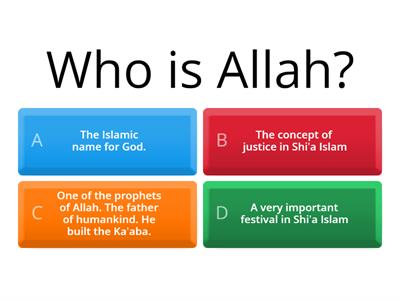 Islam Key Words 2