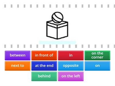 prepositions of place