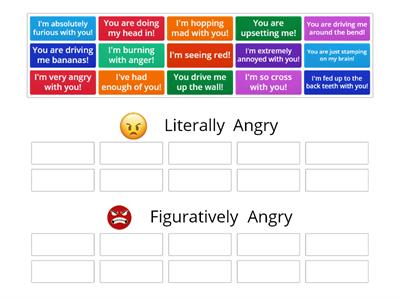 Literally vs Figuratively Angry