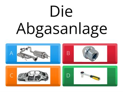 Berufswortschatz Automechatroniker