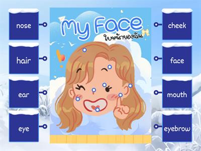 Matching vocabulary : My Face