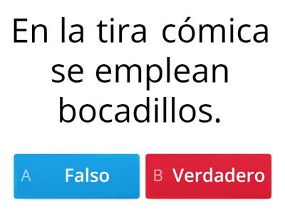 Evaluación: La tira cómica.