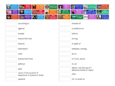 Prepositions (mixed)