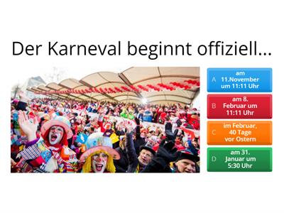 Karneval Quiz