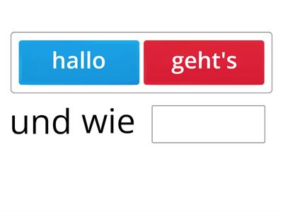 missing word for german class