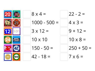 Addition - Subtraction - Multiplication