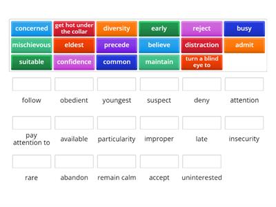 G12 - ANTONYMS - C1