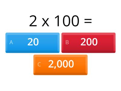 Multiplicación por múltiplos de 10
