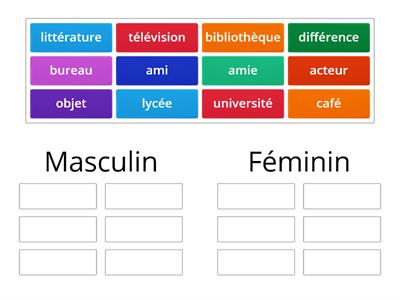 DAC1 U1A: Nouns & gender