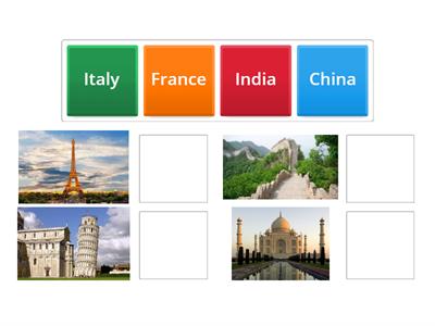  The most famous landmarks in each country
