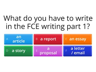 (FCE) Writing Part 1 - Essay