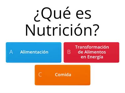 NUTRICION - SALUD Y JUEGO