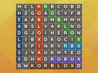 Roblox wordsearch