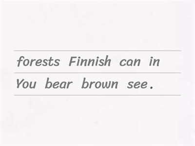 Animals in Finnish nature