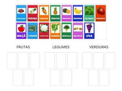 FRUTAS, LEGUMES E VERDURAS