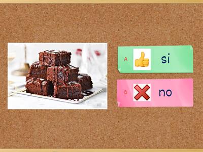 Productos con chocolate (contiene falsi positivi)