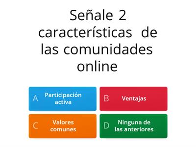 Cuestionario de Evaluación sobre Comunidades Online