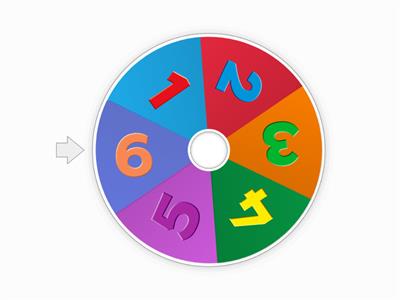 Kid's Box Starter Unit 1 Numbers (1 - 6) Wheel