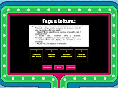  Gêneros Textuais Português 5° Ano 