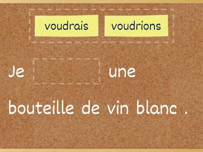 Conditionnel de politesse VOULOIR (version québécoise)