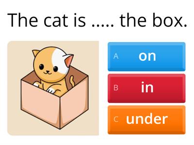 Prepositions of place