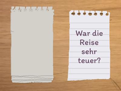 Aspekte neu B2 Kap 1 Modul 3 Beantworten Sie die Fragen mit dem Wort "nicht".