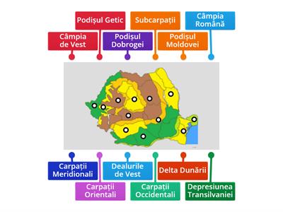 Geografie Joc De Cu Relieful Romaniei - Resurse Didactice