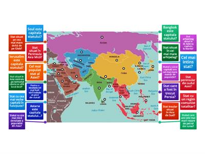Harta politică a Asiei