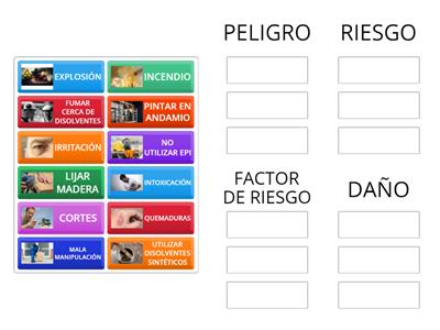 RELACIONA CADA PALABRA CON SU DEFINICIÓN