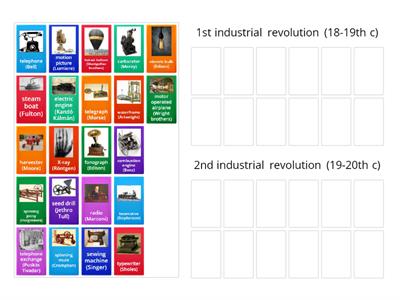 1st / 2nd Industrial Revolution