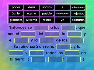 Lección 08 Versículo de Memoria: Secundaria