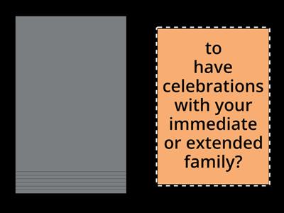 EGE: Celebrations & Traditions | Speaking | Which do you prefer?
