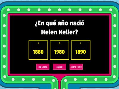 Comprensión Lectora Biografía Helen Keller