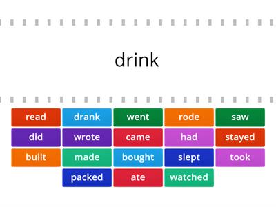 irregular verbs