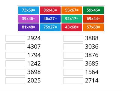 Multiplication by 2 digits