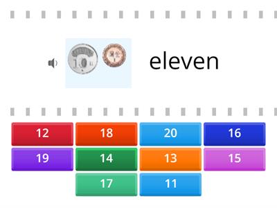 A【英文版11-20】聽聲音，選數字