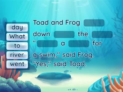 Frog and toad are friends(A swim 1)