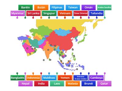 Países de Asia - [ 3/3 ]