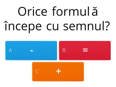 Formule si functii excel