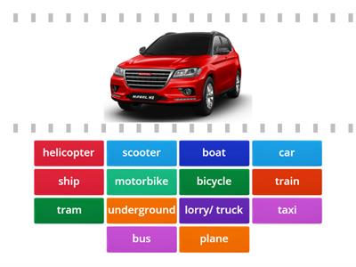 Means of transport & vehicles