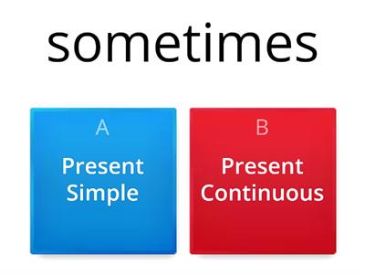 Present Simple or Present Continuous