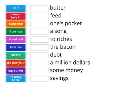 Money idioms