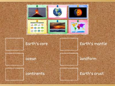 G3 science 13 Earth's features Prework
