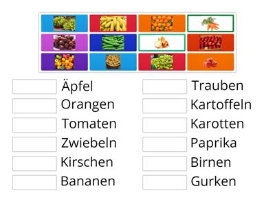 Obst und Gemüse