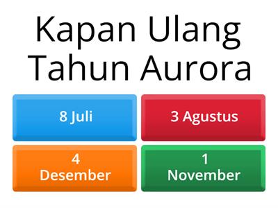 Kuiz Tentang Aurora