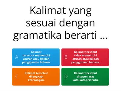 Gramatika Bahasa Indonesia