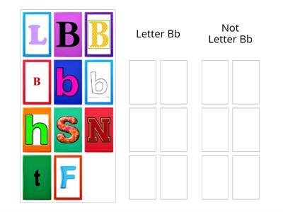 Letter B Identification 