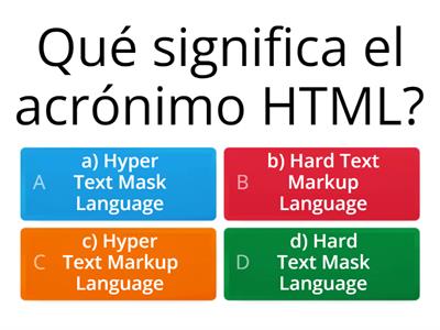 CUESTIONARIO DE HTML